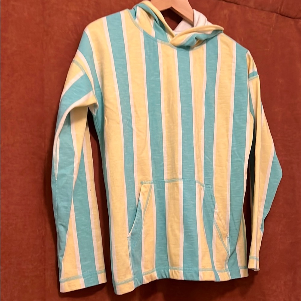 Hanna Andersson Kids Vibrant Striped Hoodie- perfect for the beach! New w/o tags